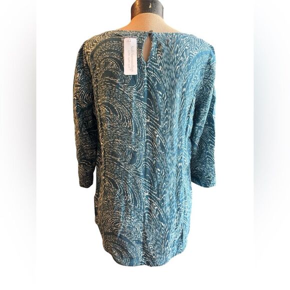 Soft Surroundings Oceo Gauze Tunic Abstract Small Top 2EW85 NWT - Picture 5 of 13